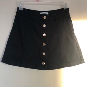 Forever 21 mini button up skirt